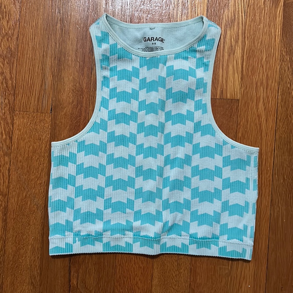Ribbed cropped tank